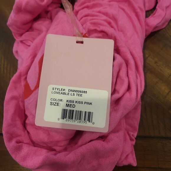 Dolls Kill x Daydream Nation Pink and Red Long Sleeve Turtleneck Medium - Picture 6 of 6